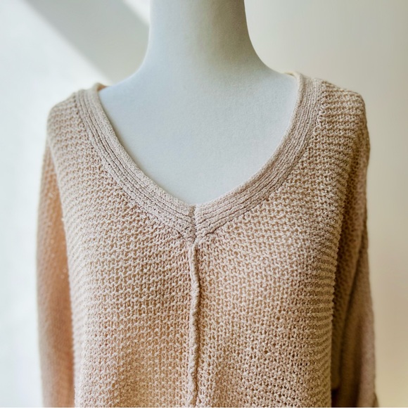 Free People oversize cotton sweater, L-M - Picture 4 of 10